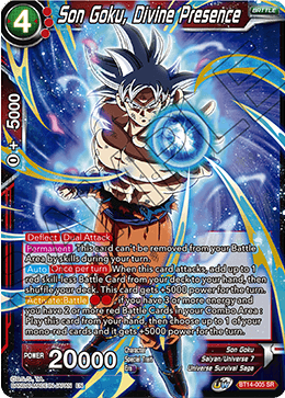 Son Goku, Divine Presence (BT14-005) [Cross Spirits] 