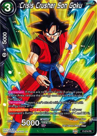 Crisis Crusher Son Goku (Alternate Art) (P-074) [Special Anniversary Set] 