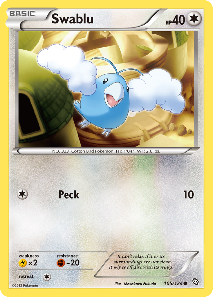 Swablu (105/124) [Black &amp; White: Dragons Exalted] 