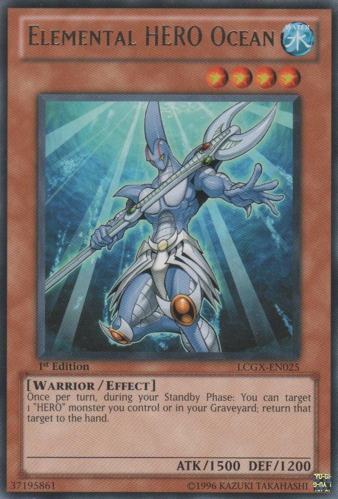 Elemental HERO Ocean [LCGX-EN025] Rare 