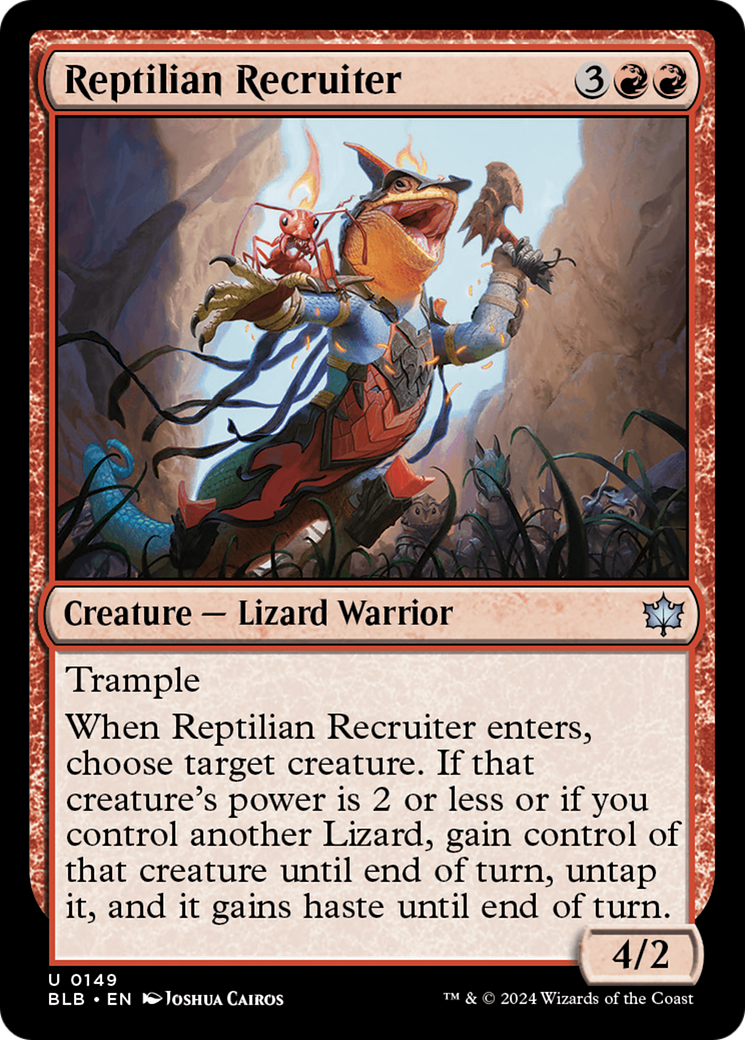 Reptilian Recruiter [Bloomburrow] 