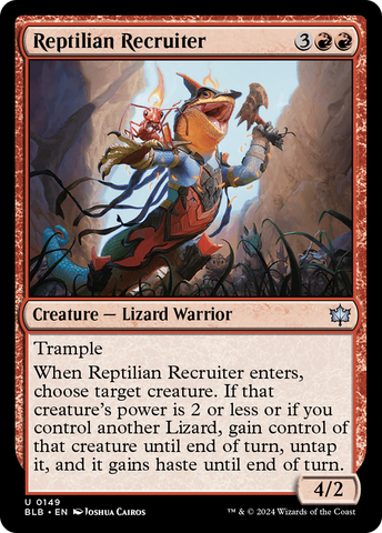 Reptilian Recruiter [Bloomburrow] 
