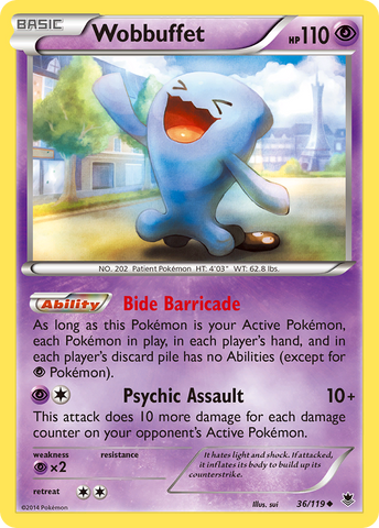 Wobbuffet (36/119) [XY: Phantom Forces] 