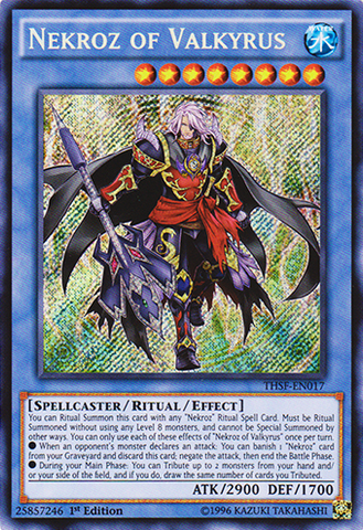 Nekroz of Valkyrus [THSF-EN017] Secret Rare 
