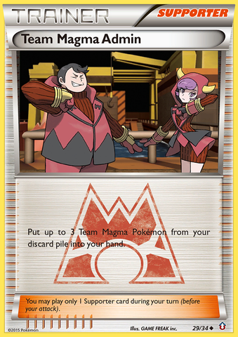Team Magma Admin (29/34) [XY: Double Crisis] 