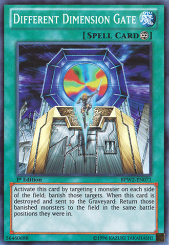 Different Dimension Gate [BPW2-EN071] Super Rare 
