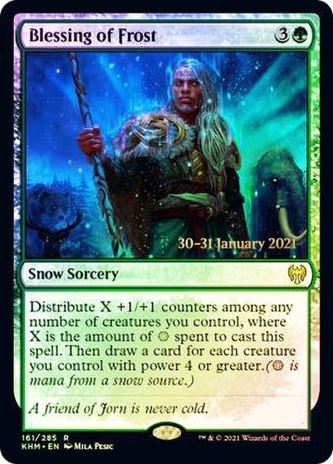 Blessing of Frost [Kaldheim Prerelease Promos] 