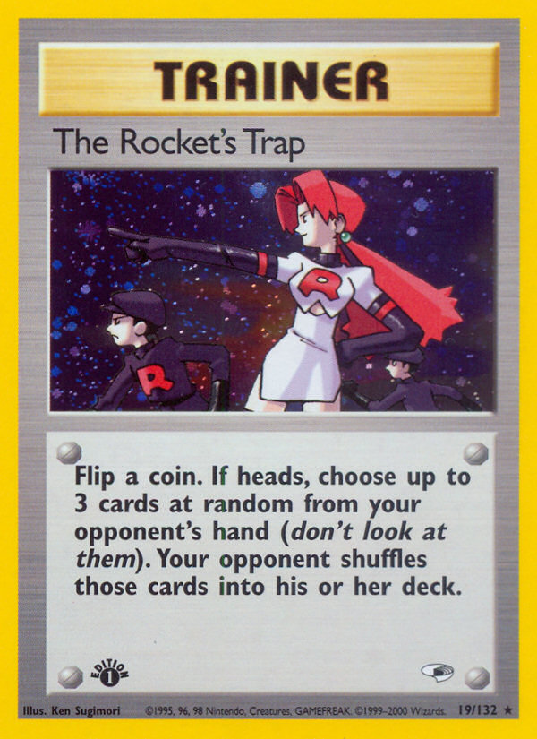 The Rocket's Trap (19/132) [Gym Heroes 1st Edition] 