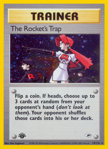 The Rocket's Trap (19/132) [Gym Heroes 1st Edition] 