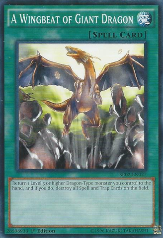 A Wingbeat of Giant Dragon [SR02-EN027] Common 