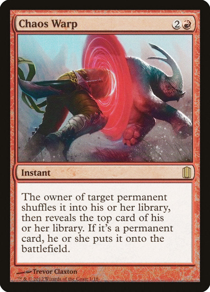 Chaos Warp [Commander's Arsenal] 