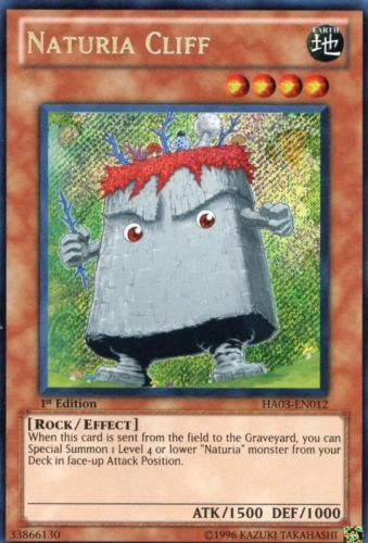 Naturia Cliff [HA03-EN012] Secret Rare 