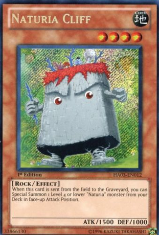 Naturia Cliff [HA03-EN012] Secret Rare 