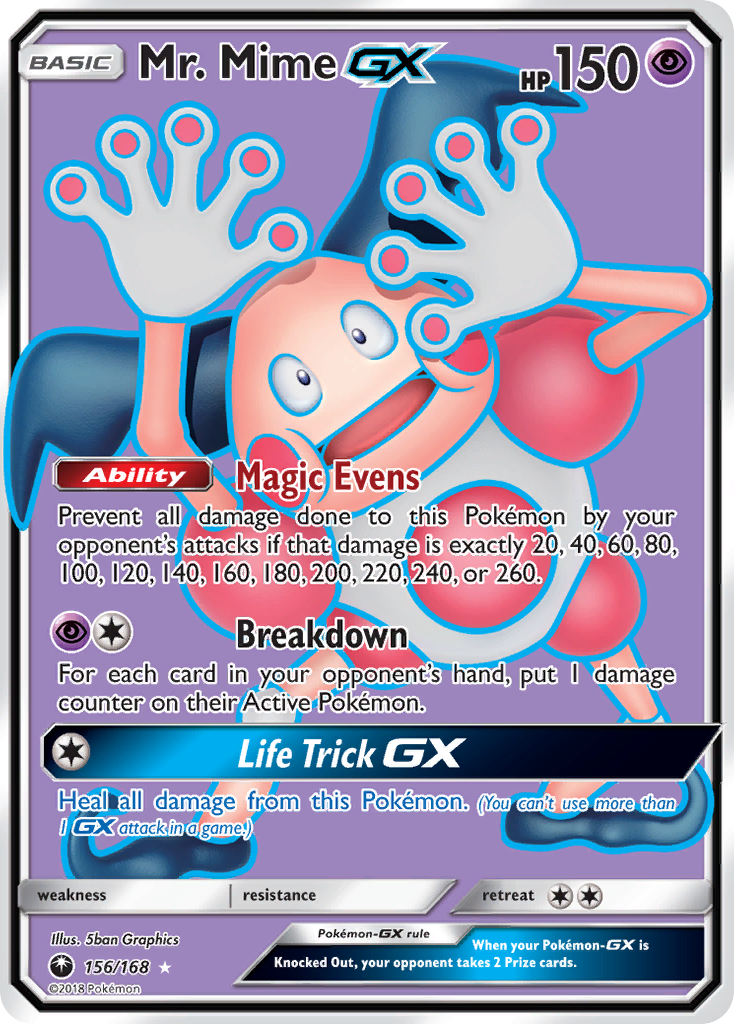 Mr. Mime GX (156/168) [Sun &amp; Moon: Celestial Storm] 