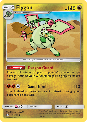 Flygon (39/70) [Sun &amp; Moon: Dragon Majesty]