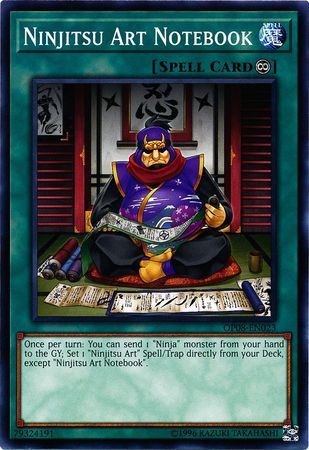 Ninjitsu Art Notebook [OP08-EN023] Common 