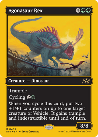 Agonasaur Rex (First-Place Foil) [Aetherdrift] 