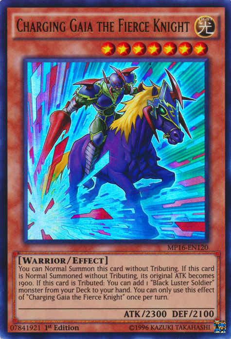 Charging Gaia the Fierce Knight [MP16-EN120] Ultra Rare 