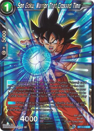 Son Goku, Warrior That Crossed Time (BT10-038) [Rise of the Unison Warrior 2nd Edition] 