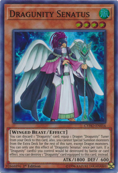 Dragunity Senatus [CYHO-EN016] Super Rare 