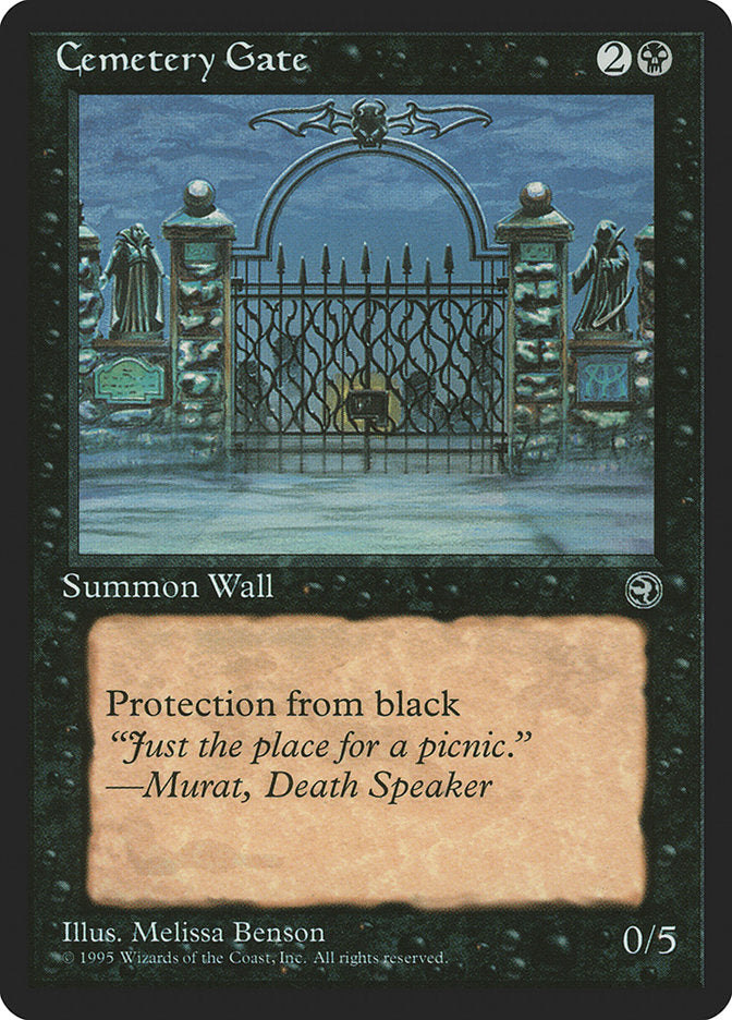 Cemetery Gate (Murat Flavor Text) [Homelands] 