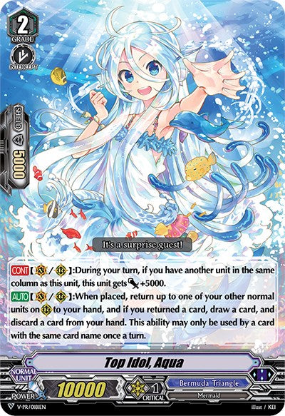 Top Idol, Aqua (V-PR/0181EN) [V Promo Cards]