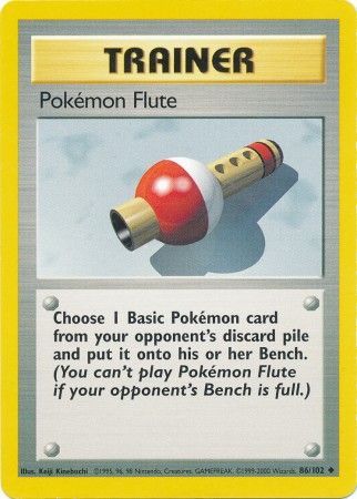 Pokemon Flute (86/102) [Base Set Unlimited] 