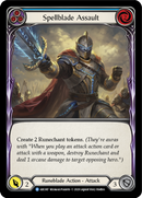 Spellblade Assault (Blue) [U-ARC087] (Arcane Rising Unlimited) Unlimited Rainbow Foil 