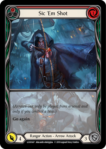 Sic 'Em Shot (Red) [LGS014-P] (Promo) 1st Edition Normal 