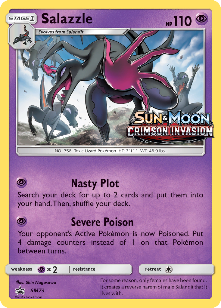 Salazzle (SM73) [Sun &amp; Moon: Black Star Promos] 