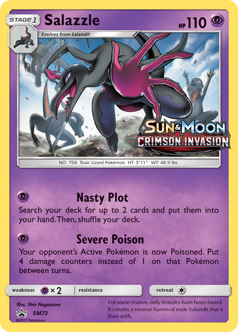 Salazzle (SM73) [Sun &amp; Moon: Black Star Promos] 
