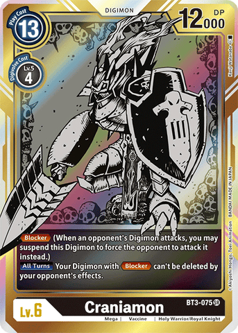 Craniamon [BT3-075] (Alternate Art) [Release Special Booster Ver.1.5] 