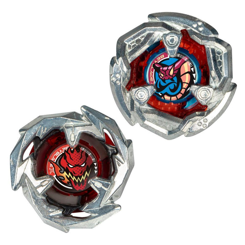 Beyblade X - Dual Pack - Tail Viper 5-80O (Stamina Type) / Sword Dran 3-60F (Attack Type)