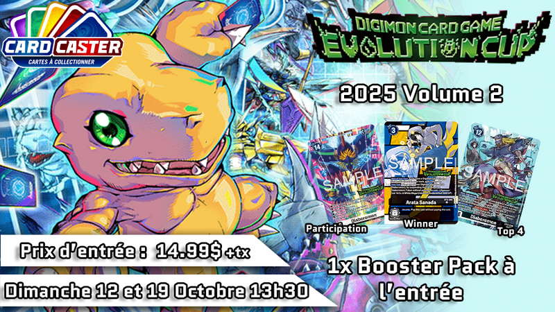 Digimon - Evolution Cup 2025 Vol.2 - Sunday, October 19, 1:30 p.m.