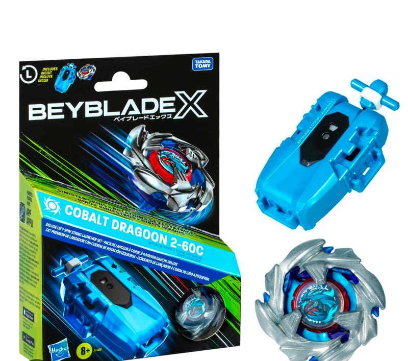 Beyblade X - Cobalt Dragoon + String Launcher 2-60C