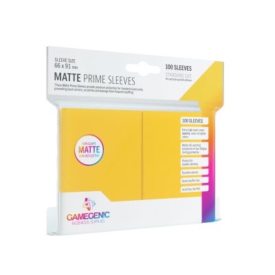 Gamegenic - Matte Sleeves - Yellow