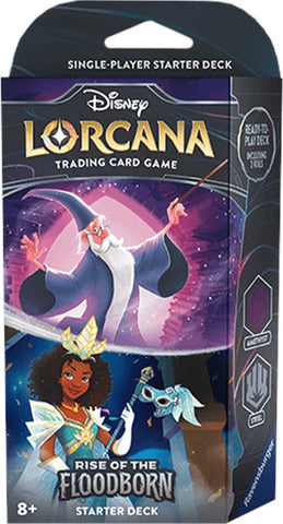 Disney Lorcana - Rise of the Floodborn - Starter Deck (Amethyst &amp; Steel)