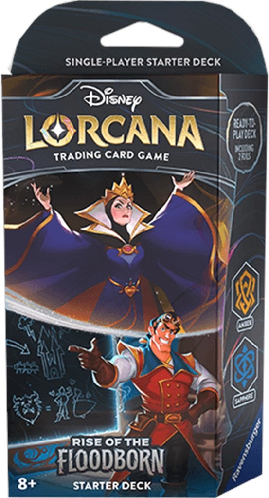 Disney Lorcana - Rise of the Floodborn - Starter Deck (Amber & Sapphire)