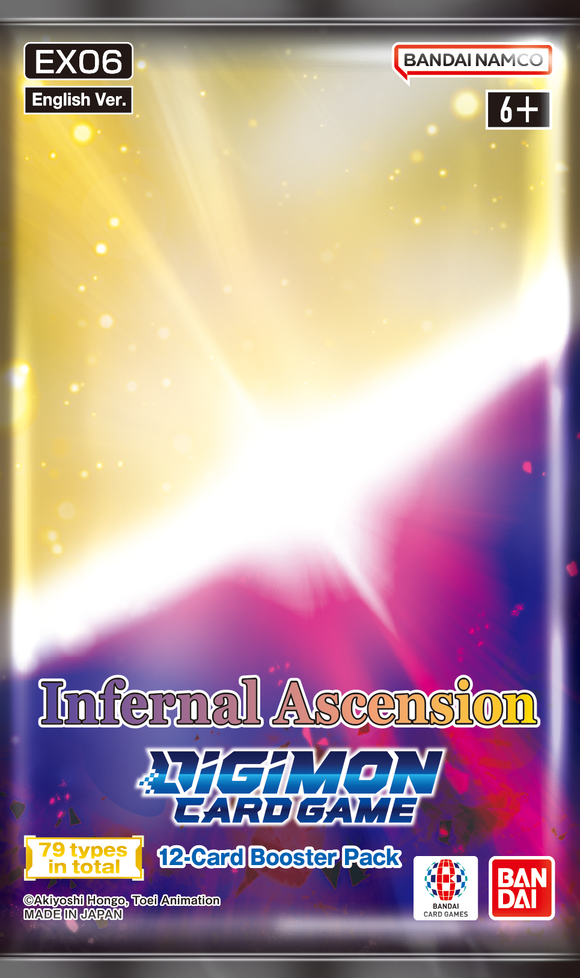 *Pre-Order* Digimon - Infernal Ascension Booster - Booster Pack (EX-06)
