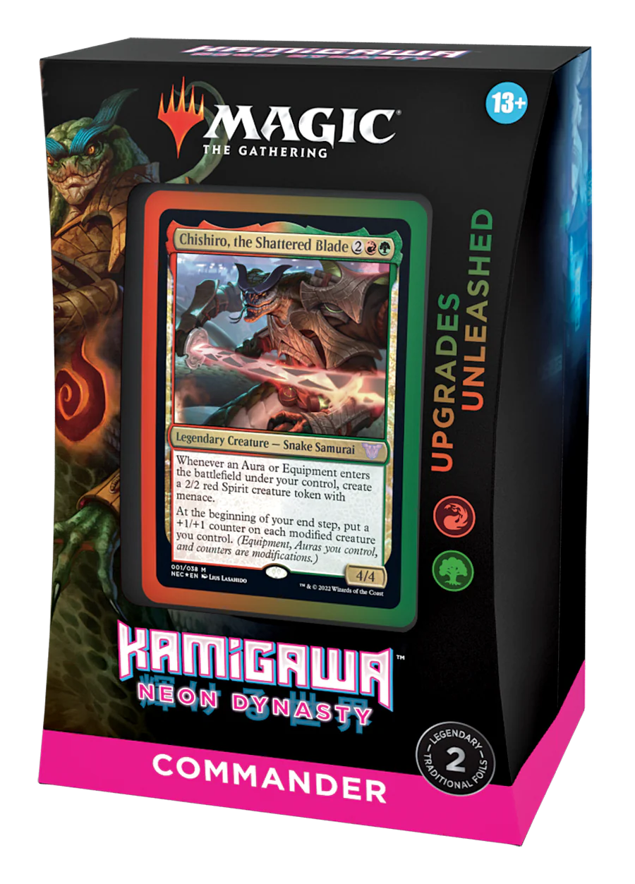 Magic The Gathering - Kamigawa Neon Dynasty - Upgrades Unleashed - Commander Deck