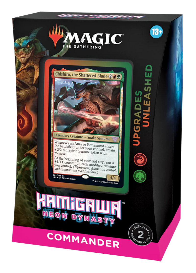 Magic The Gathering - Kamigawa Neon Dynasty - Upgrades Unleashed - Commander Deck