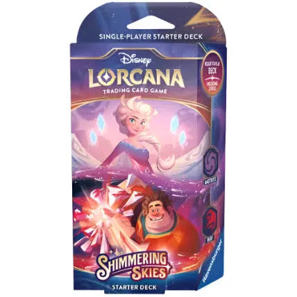 Disney Lorcana - Shimmering Skies - Starter Deck - Amethyst &amp; Ruby