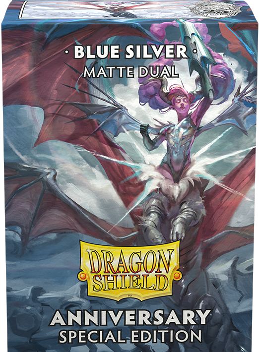 Dragon Shield - Blue Silver - Matte Dual Anniversary Special