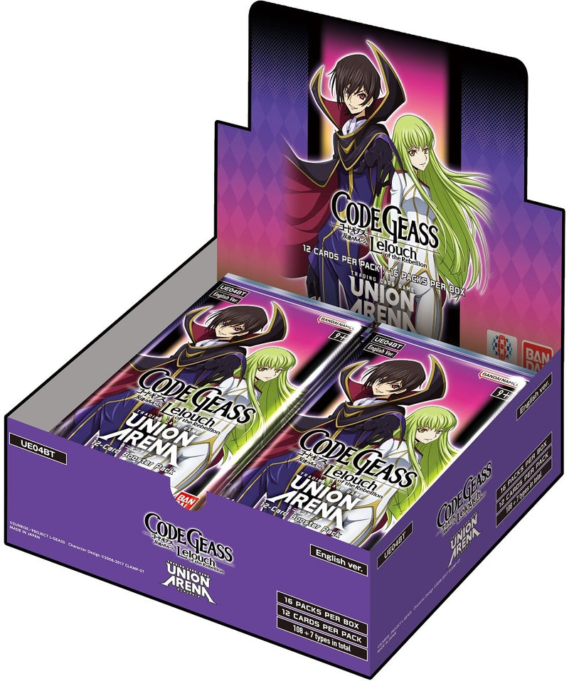 Union Arena - Code Geass: Lelouch Of The Rebellion - Booster Box