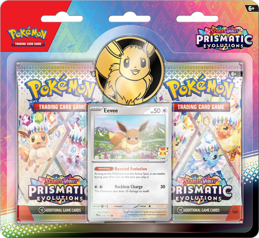 *Pre-Order* Scarlet & Violet - Prismatic Evolutions - 2 Pack Blister