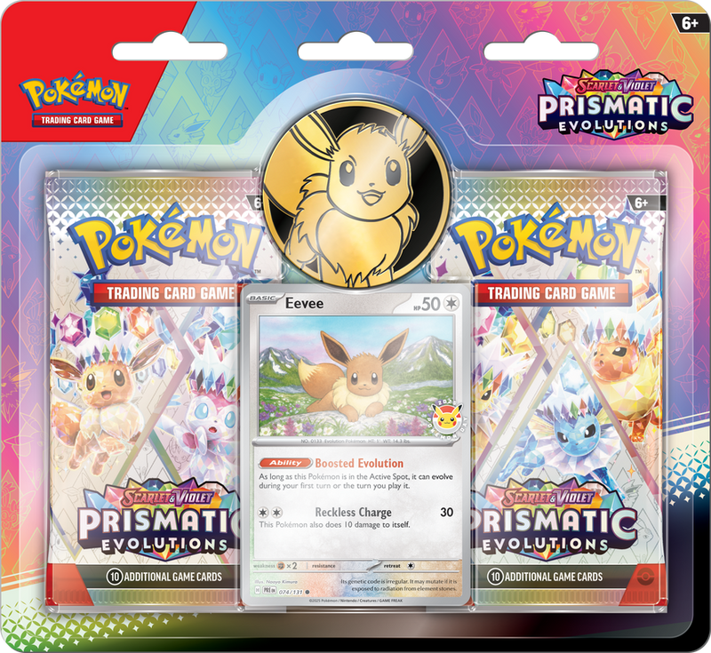 Scarlet &amp; Violet - Prismatic Evolutions - 2 Pack Blister