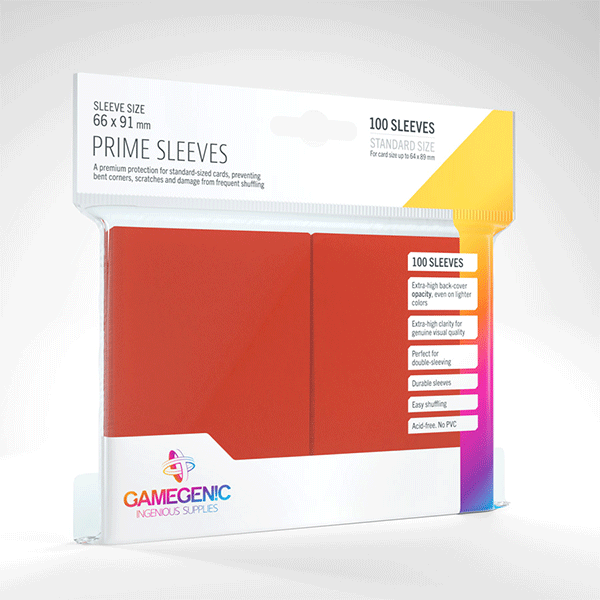 Gamegenic - Matte Sleeves - Red