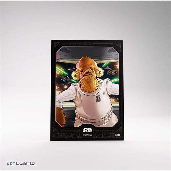 Gamegenic - Star Wars:Unlimited - Premium Art Sleeves (Admiral Akbar)