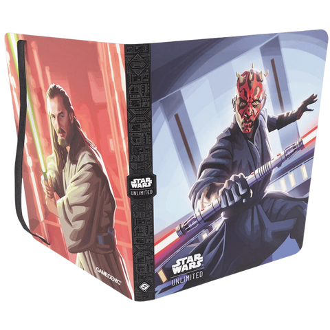 Star Wars: Unlimited - Binder 9 Pocket(360) - Darth Maul &amp; Qui-Gon Jinn