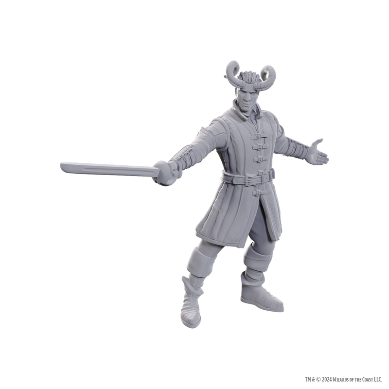 Dungeons &amp; Dragons - Wyll &amp; Karlach - Mini Figure (Unpainted)